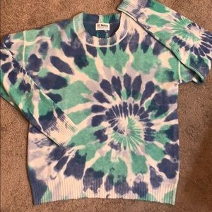 27 Miles 100% cashmere tie dye sweater